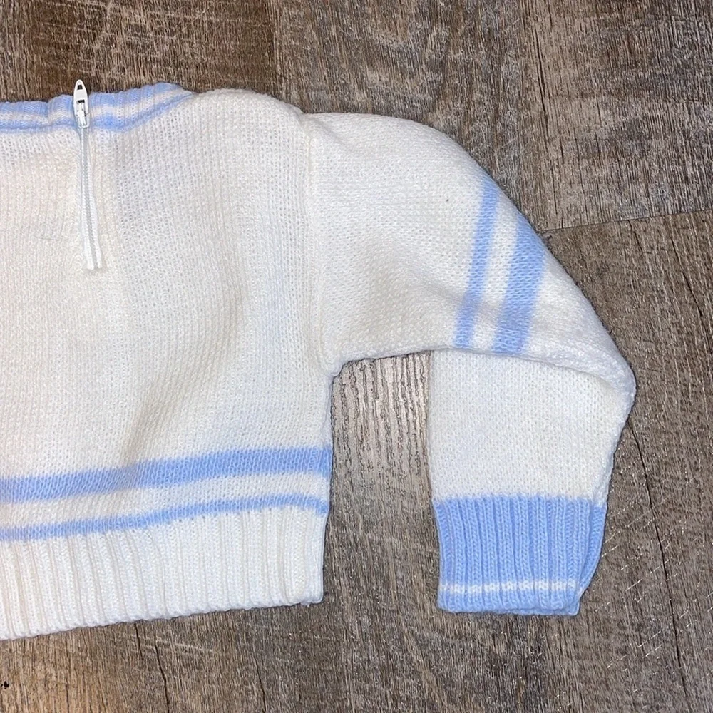 Carter’s Vintage Knit Varsity Stripe Football Sweater size 6/9 months